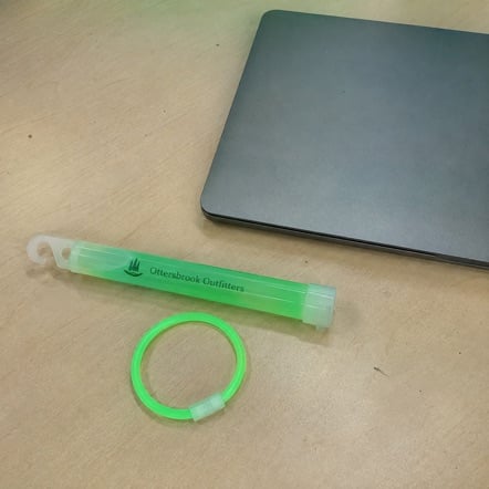 Branded glow sticks with logo