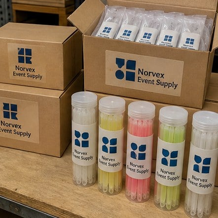 Customized glow sticks for retail and distribution
