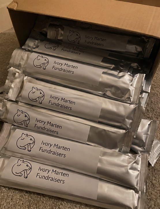 Glow sticks with logo — customer photo