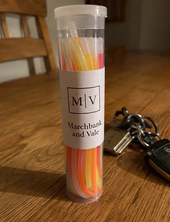 Personalized glow sticks — customer photo
